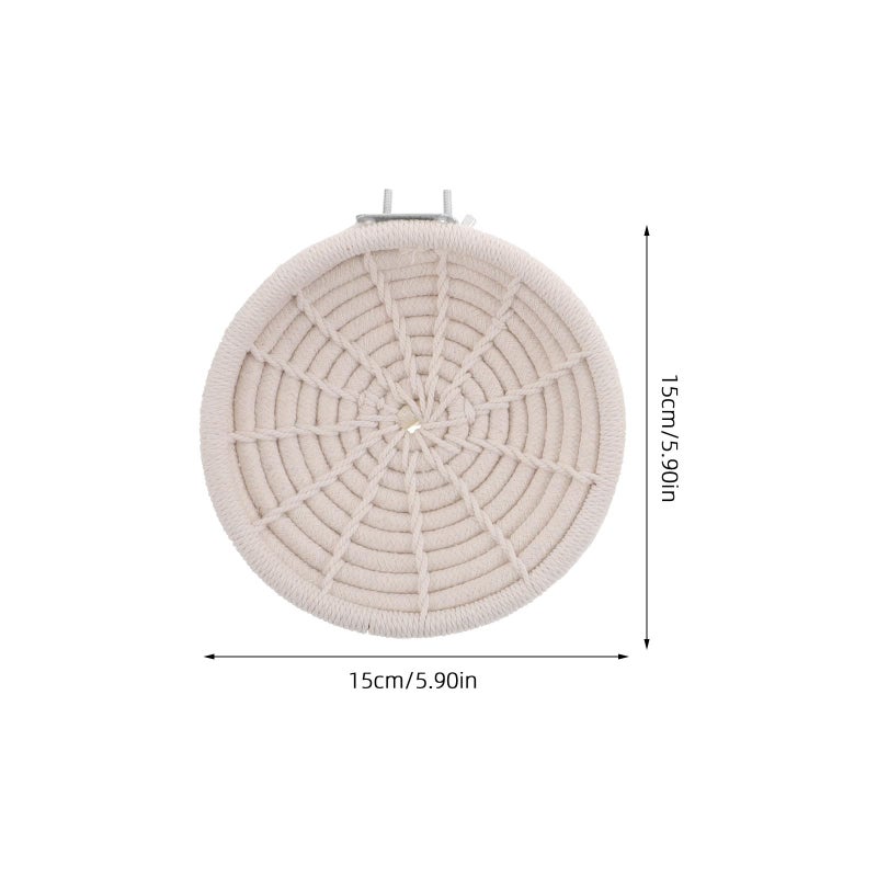 Large Cotton Rope Bird Nest Bed Hand Knit Hanging Breeding Shelter for Small Parrots Cockatiels Finches - Image 3