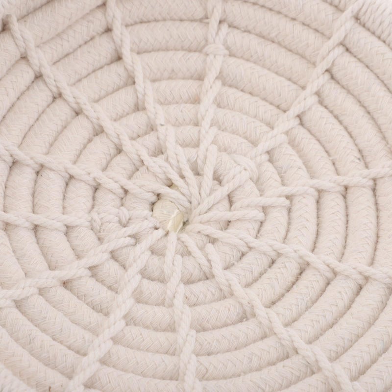 Large Cotton Rope Bird Nest Bed Hand Knit Hanging Breeding Shelter for Small Parrots Cockatiels Finches - Image 4