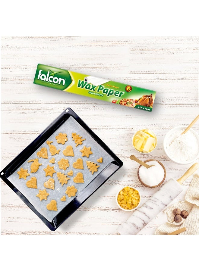 فالكون Falcon Wax Paper 25m x30 cm white - Image 1