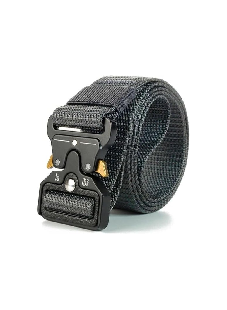 Men's High Quality Nylon Belt - Adjustable with Secure Metal Buckle - Perfect for Everyday Use, Outdoor Activities and Occasions ( Code 220310 ) - Image 1