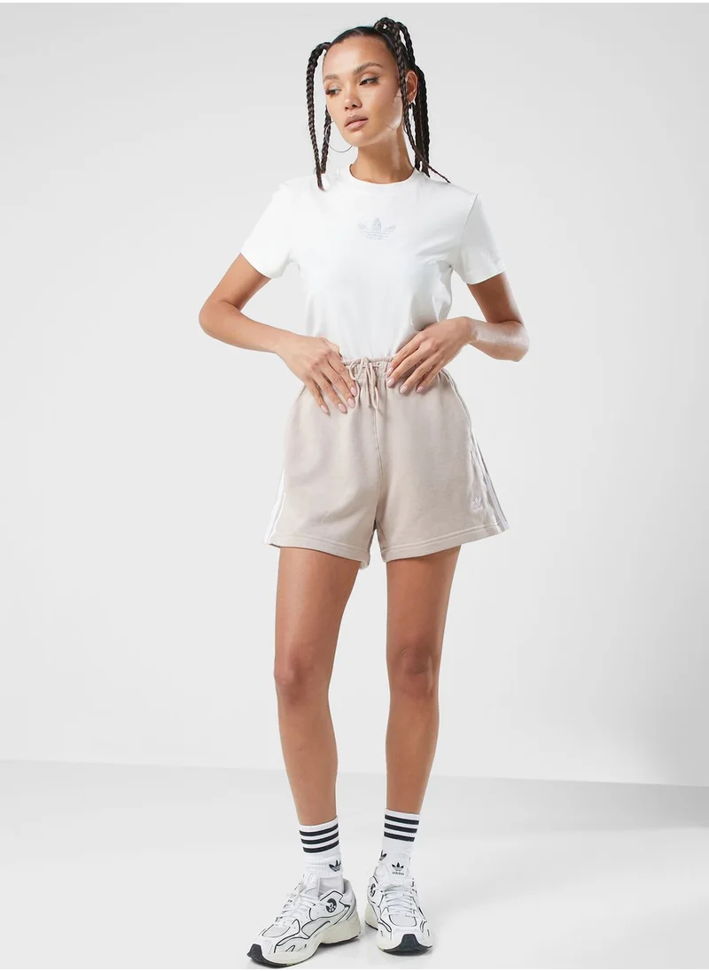 adidas Originals 3 Stripes French Terry Shorts