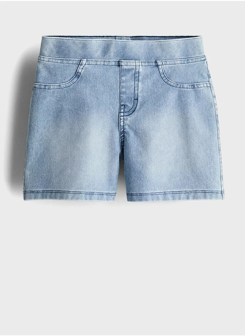 اتش اند ام High Waist Denim Shorts