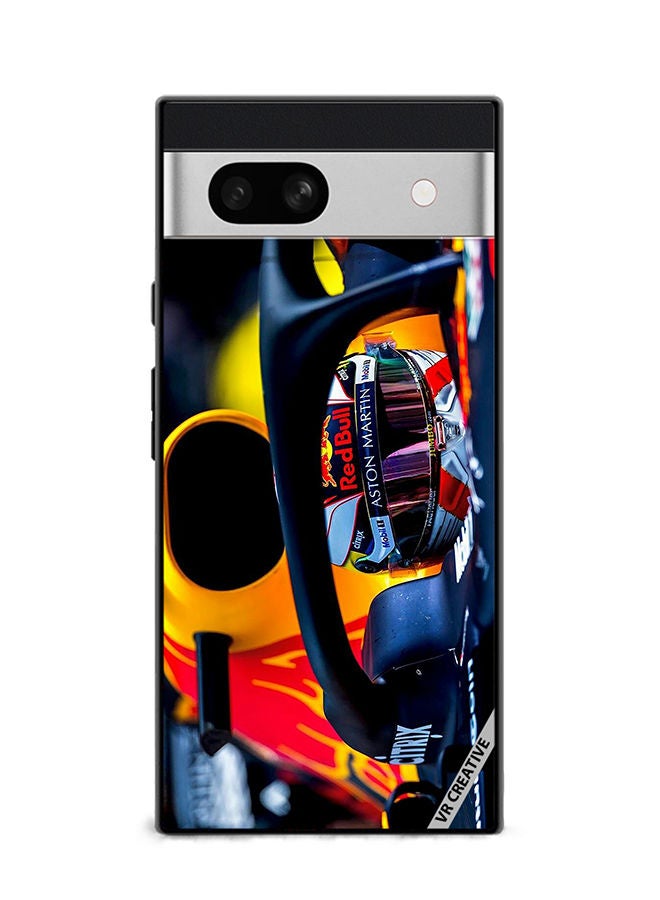 VR CREATIVE Protective Case Cover For Google Pixel 7a Redbull Design Multicolour - Image 1