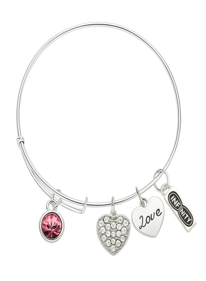 إنفينيتي كوليكشن سوار إنفينيتي كوليكشن بحجر بخت شهر يونيو، مجوهرات بحجر البخت، مجوهرات بحجر بخت شهر يونيو، سوار بحجر البخت، هدايا عيد ميلاد للنساء - Image 1