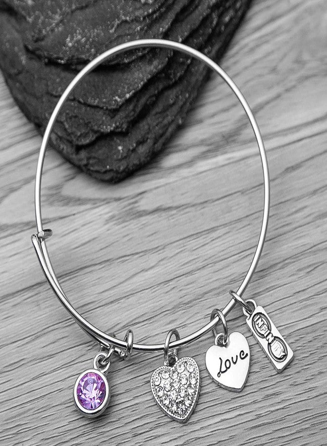 إنفينيتي كوليكشن سوار إنفينيتي كوليكشن بحجر بخت شهر يونيو، مجوهرات بحجر البخت، مجوهرات بحجر بخت شهر يونيو، سوار بحجر البخت، هدايا عيد ميلاد للنساء - Image 2