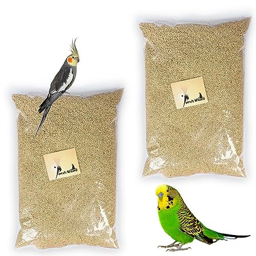 Parrots Wizard Small Size Kangni Bird Food Each 950 Gram Pack of 2 - Image 1