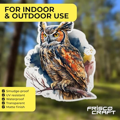 Frisco Craft Matte Clear Self Adhesive Laminating Roll - Self Laminating Sheets for Decals, Sticker, Photos & More - No Heat Sealing, Matte, Clear Sheets (12" x 30 ft) - Image 3