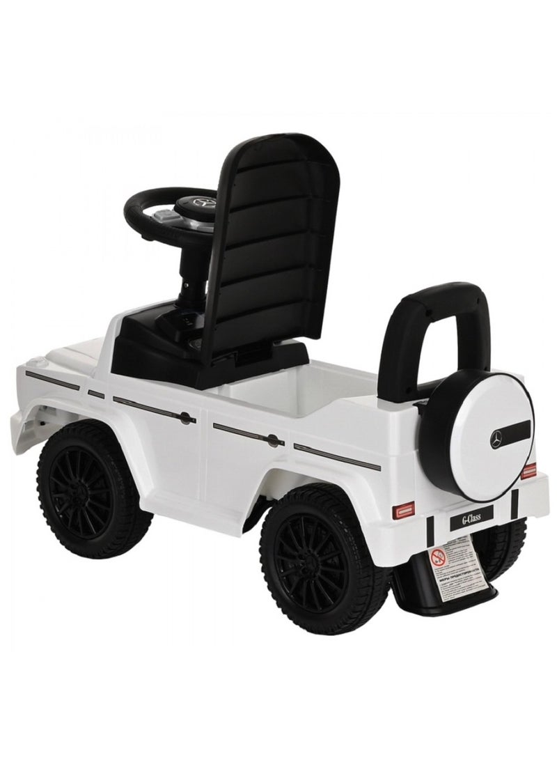 Amsham Toys Mercedes Benz G350 D without Handle Rideon Push Car - Whit - Image 4