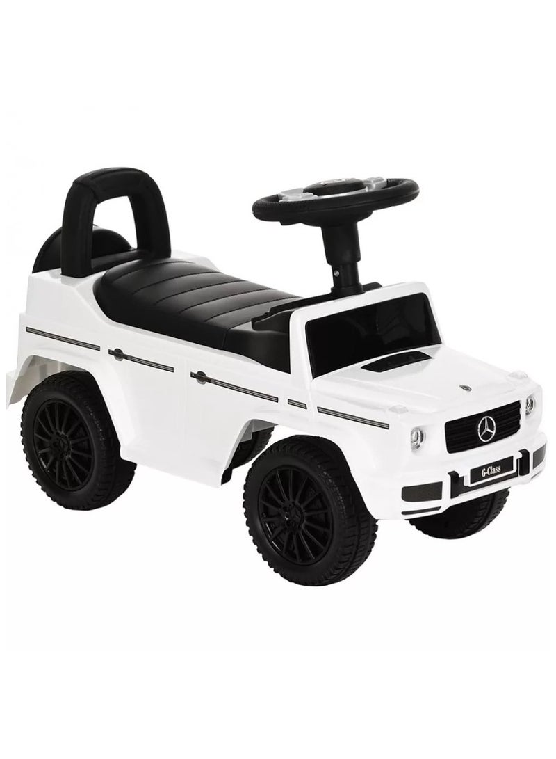 Amsham Toys Mercedes Benz G350 D without Handle Rideon Push Car - Whit - Image 1