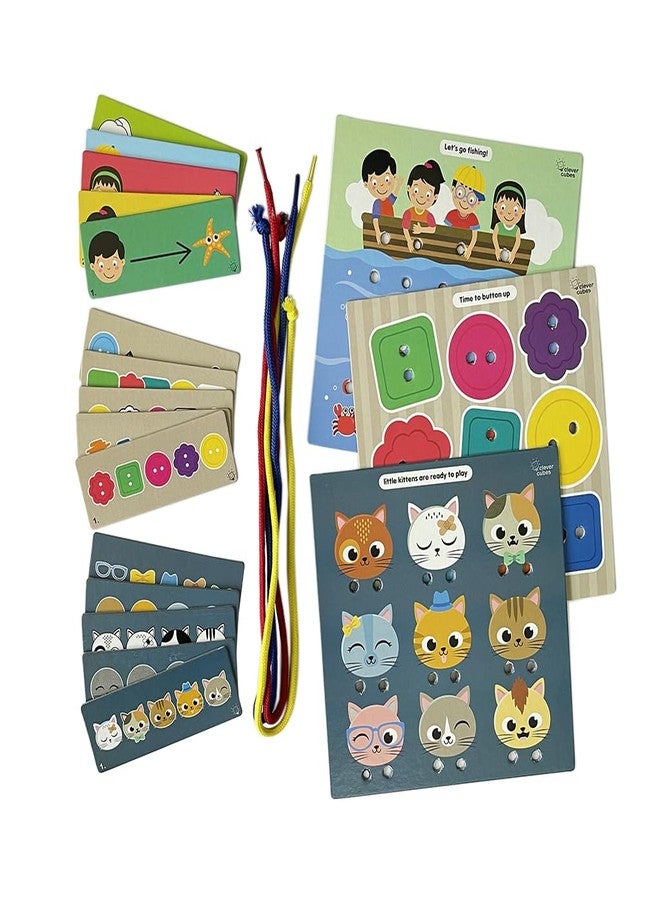 Clever Cubes Stitch in LINE, Motor Skills Games, Activity Games, Educational Games, Return Gifts for Kids, Multicolour - Image 4