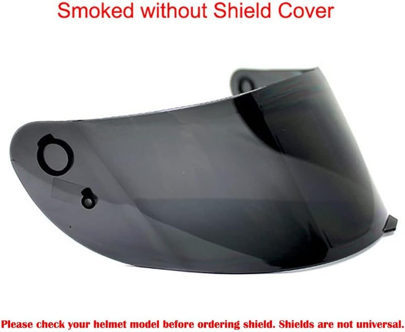 1Storm Motorcycle Full Face Helmet Visor Shield - Smoked - Image 2