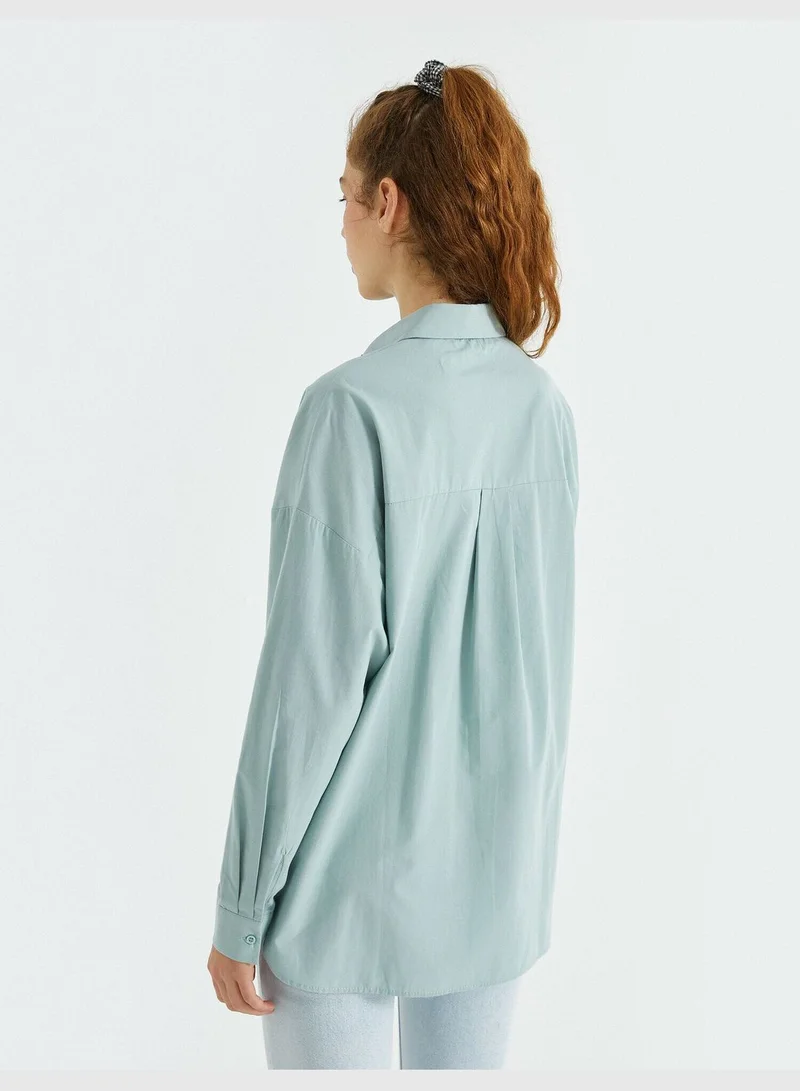 KOTON Oversize Cotton Shirt