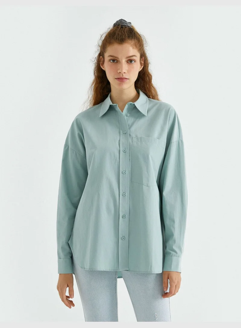 KOTON Oversize Cotton Shirt
