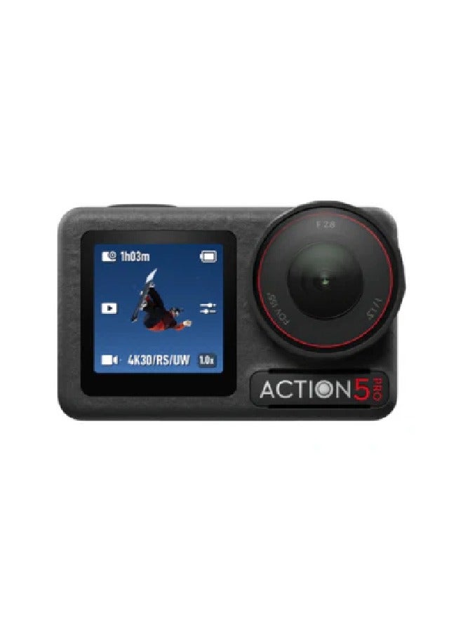دي جي آي كاميرا DJI Osmo Action 5 برو مجموعة مغامرة بشاشتين OLED مزدوجتين عالية السطوع - أسود - Image 4