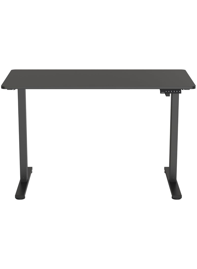 NAVODESK Navodesk Lite Electric Height Adjustable Standing Desk, Compact Motorized Sit-Stand Desk with T-Frame, 70kg Load Capacity, 120–180cm Extendable Frame, Desk Hook, Black, Quick Assembly, Ideal for Home Office, Students & Small Spaces, Black | ND-F2LT-BK  - Image 3