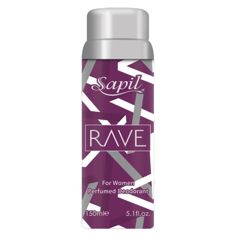 Sapil Rave Perfumed Deodorant For Women- 150ml