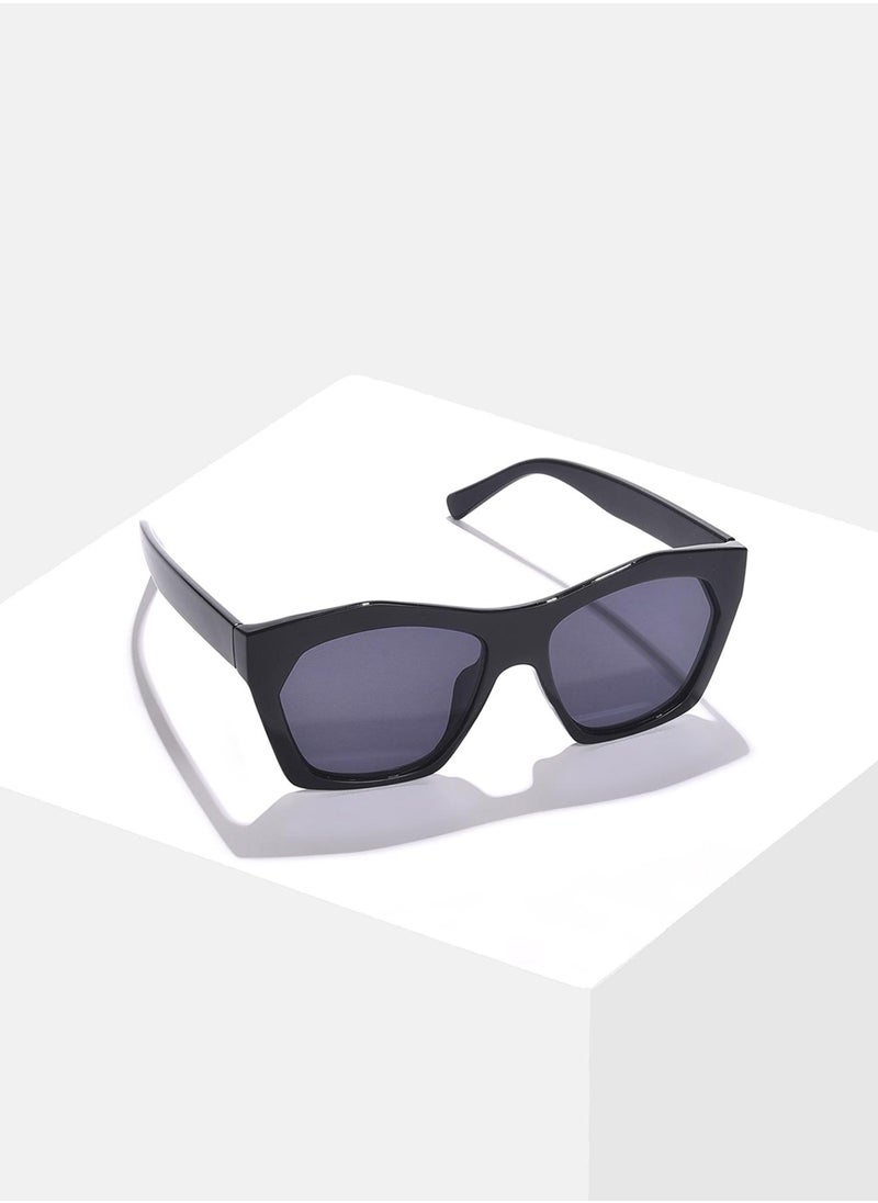 Haute Sauce Black Lens Black Butterfly Sunglasses  - Image 2