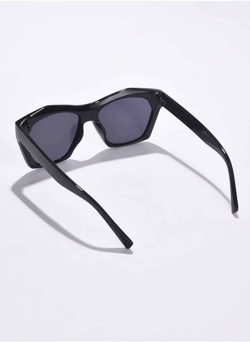 Haute Sauce Black Lens Black Butterfly Sunglasses  - Image 4