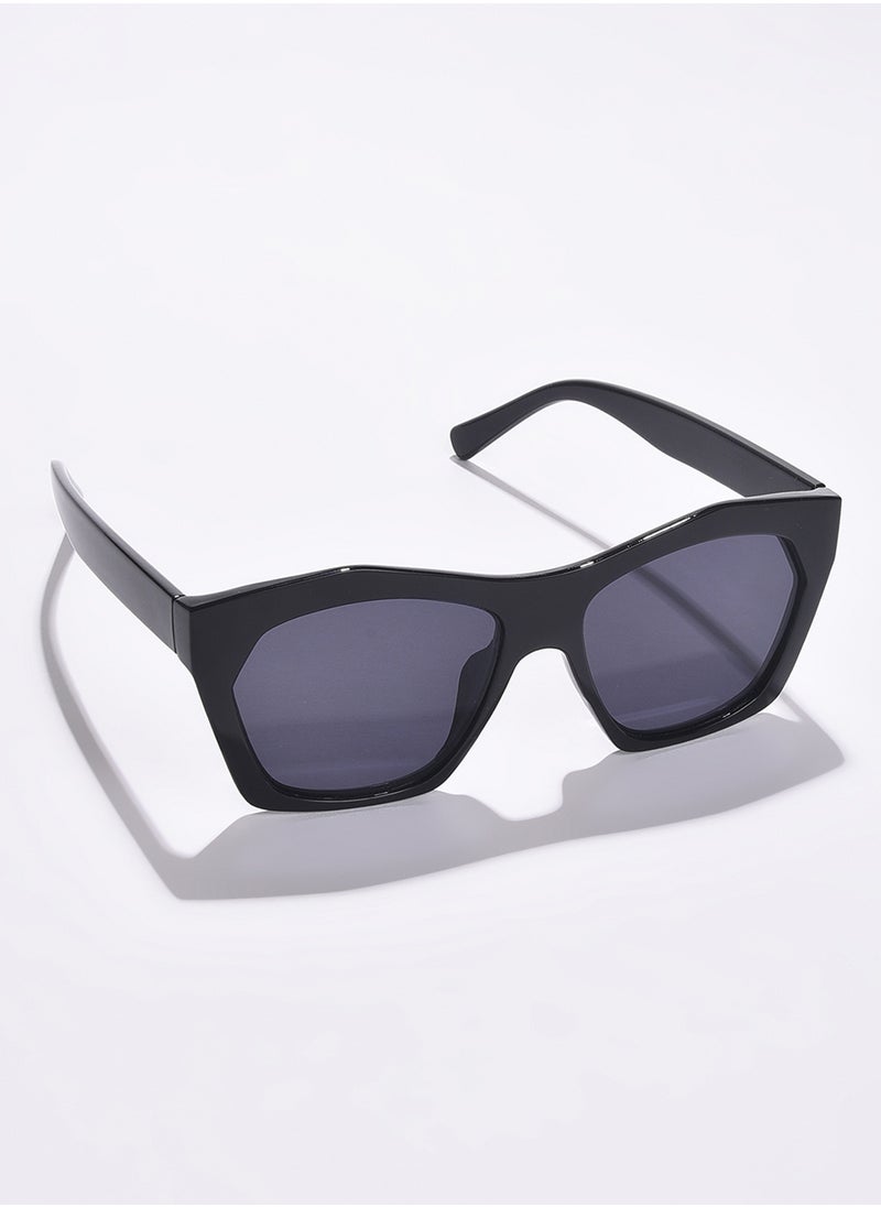 Haute Sauce Black Lens Black Butterfly Sunglasses  - Image 1