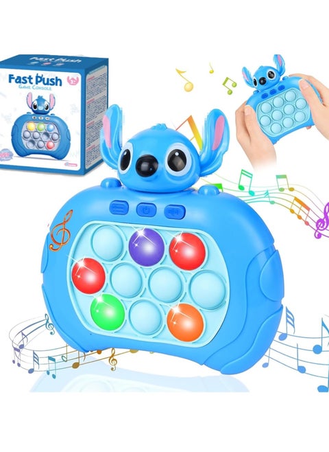 Pop It Electronic Toy, Quick Push Bubbles Game Console,Speed Push Game Fidget Toys,Pop It Fidget Toy, Kids Toy Play Machine, Suitable For Stress Relief For Children And Adults - Package Shape May Vary