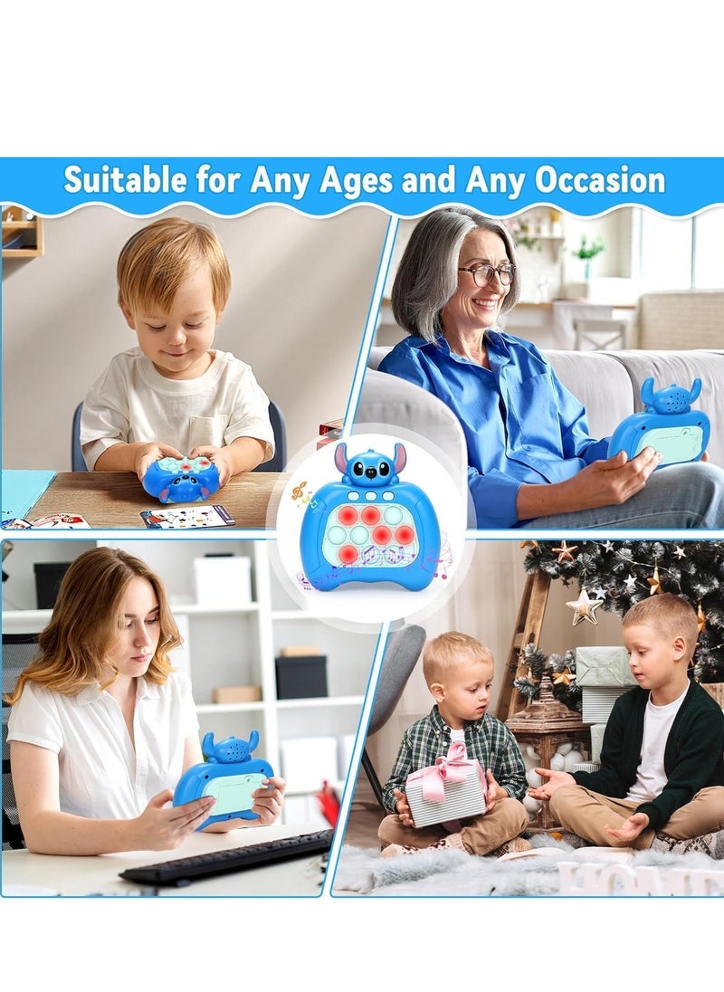 Pop It Electronic Toy, Quick Push Bubbles Game Console,Speed Push Game Fidget Toys,Pop It Fidget Toy, Kids Toy Play Machine, Suitable For Stress Relief For Children And Adults - Package Shape May Vary