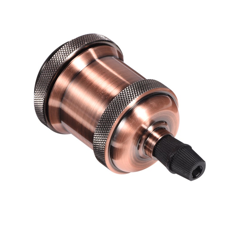 Vintage Bulb Socket: Red Bronze, High Quality, Easy To Operate - Universal E27/E26 Lamp Base For Home Interior Lighting Fixtures - Image 4