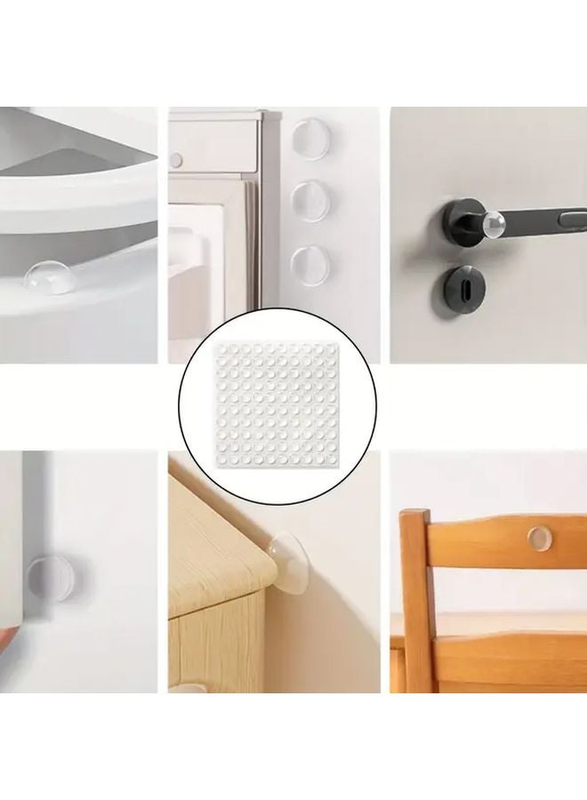 Clear Self Adhesive Corner Guards 10x3mm 100pcs No Residue Removable Furniture Protection Pads - Image 2