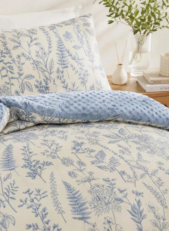 Styli 1-Peice Floral Print Comforter - Blue, 150x200 cm