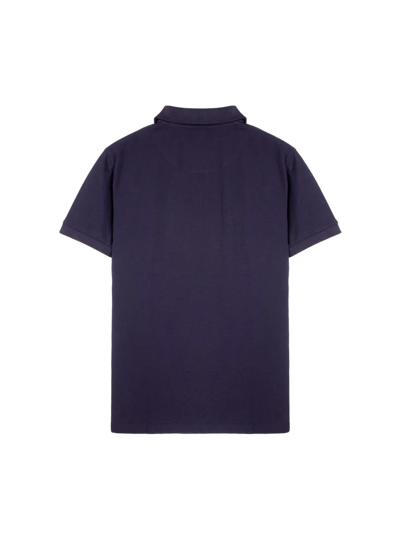 Cedro CEDRO Men's Regular Fit Quarter-Zip Pique Stretch Cotton Polo T-Shirt
