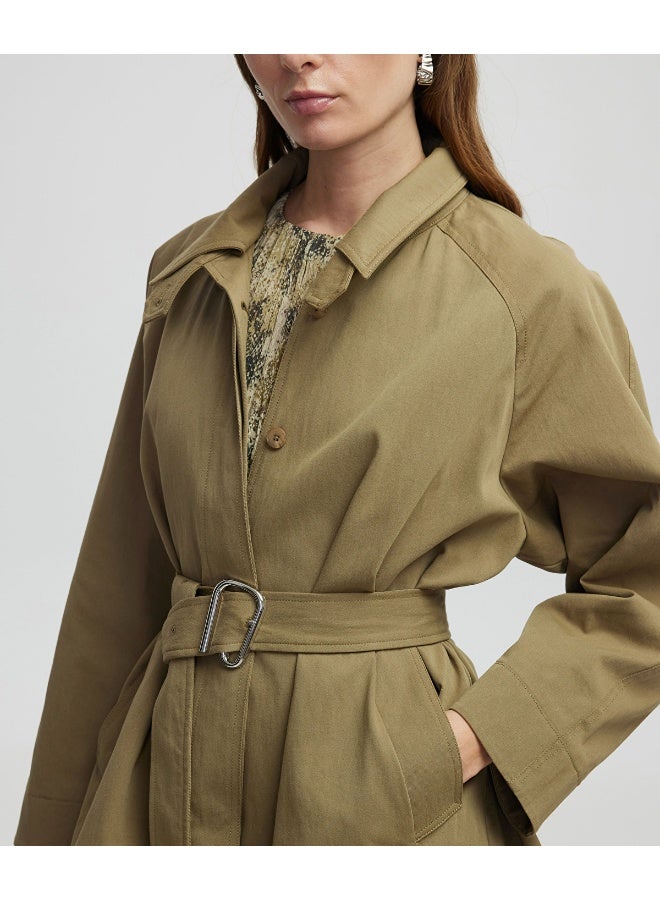 Ipekyol Wide Collar Trench Coat  - Image 2