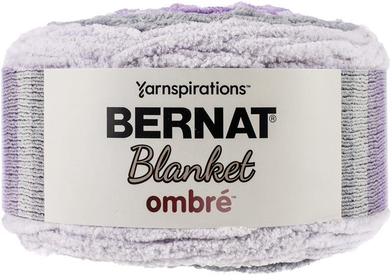 Bernat Blanket yarn Cool Purple Ombre