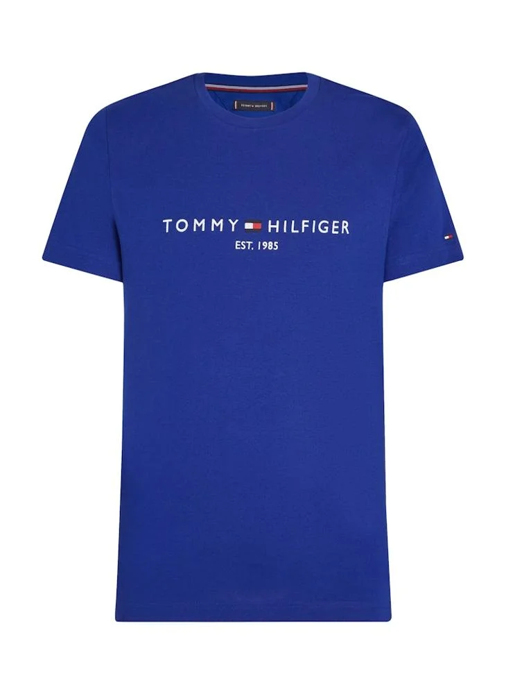 تومي هيلفيغر Logo Crew Neck T-Shirt
