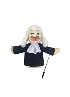 General 1 Pcs Judge Occupation Professional Figurine Role Playing Parent-Child Interaction Toy Family Companionship Plush Doll Figurine Toy Hand Puppet With Control Lever  - Image 1