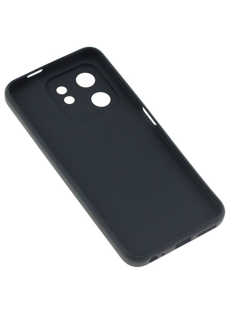 غطاء حماية مقاوم للصدمات من مادة TPU لهاتف Infinix Smart9 /Hot50i باللون الأسود - Image 3