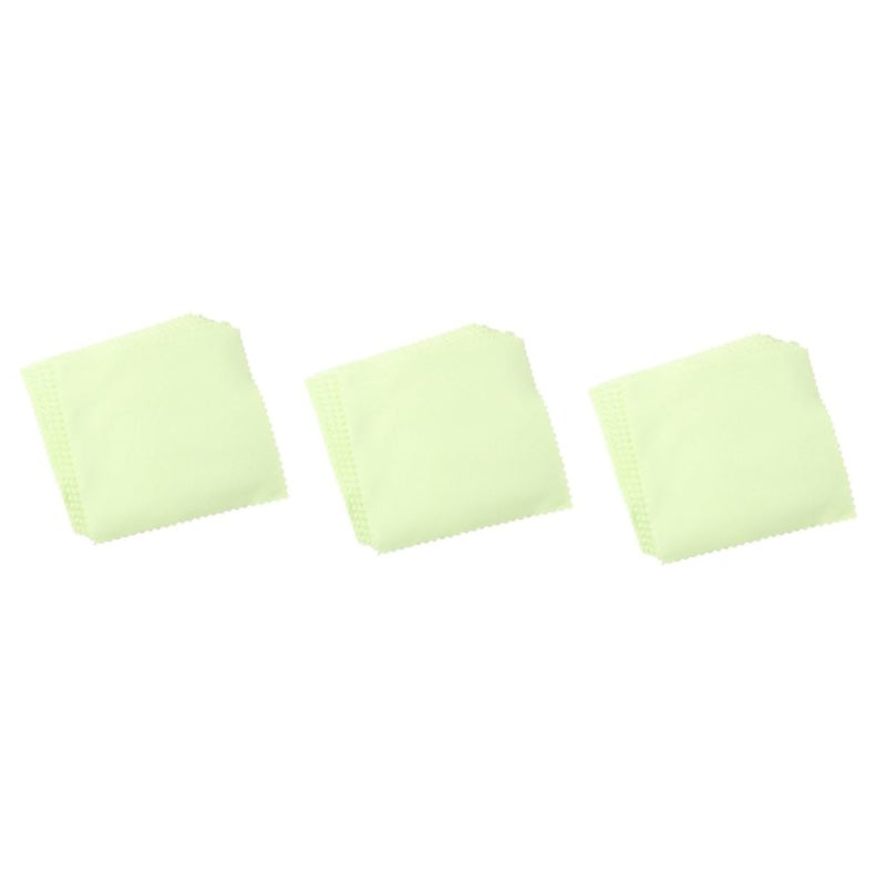 Microfiber Cleaning Cloths 240pcs 10x10cm Green For Glasses Lens Screens Jewelry - Image 2