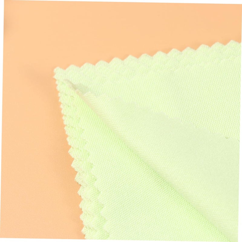 Microfiber Cleaning Cloths 240pcs 10x10cm Green For Glasses Lens Screens Jewelry - Image 3