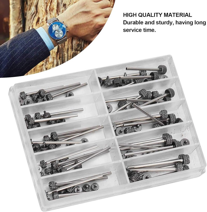 comfrt Watch Pins, All‑Steel Linen Finish Watch Band Spring Bars Link Pins Watch Repair Kit for Watch Repair and Watch Band Replacement - Image 3