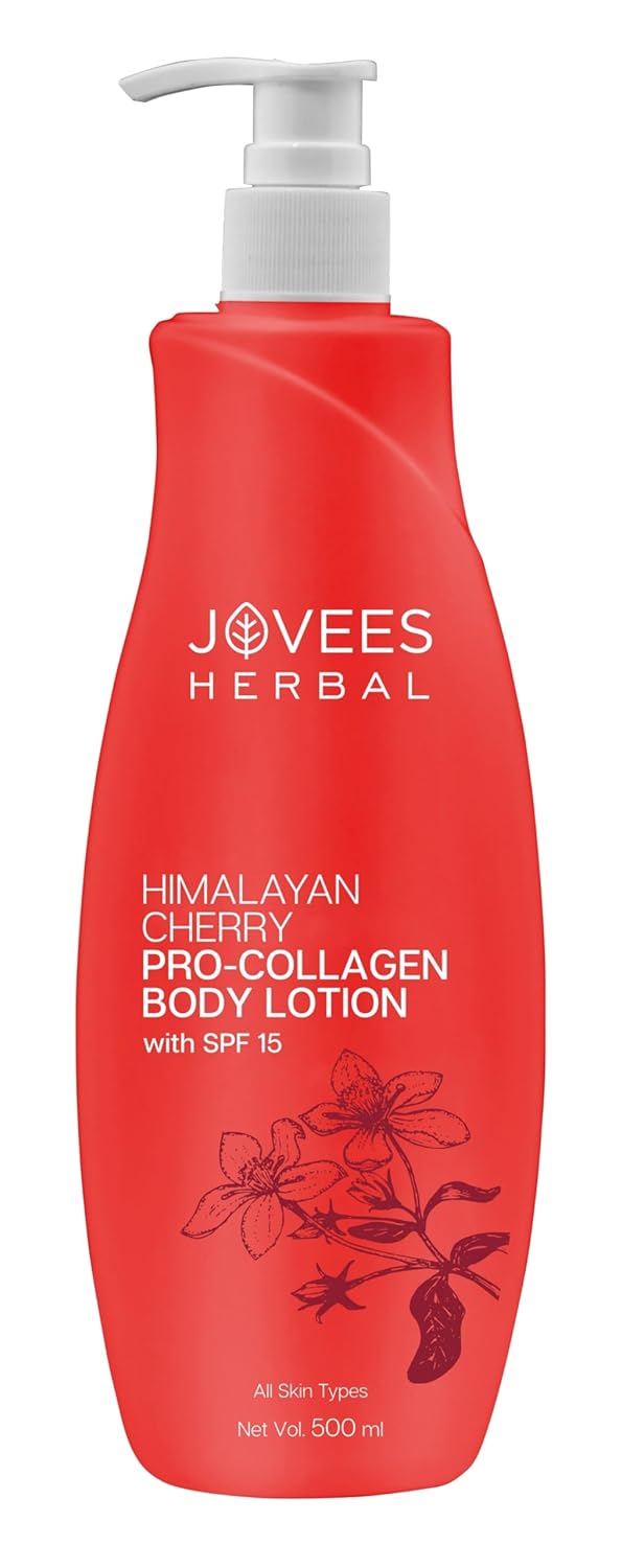 Jovees Herbal Himalayan Cherry Hand Body Lotion For Hydrates Moisturise For All Skin Types 500ml - Image 1