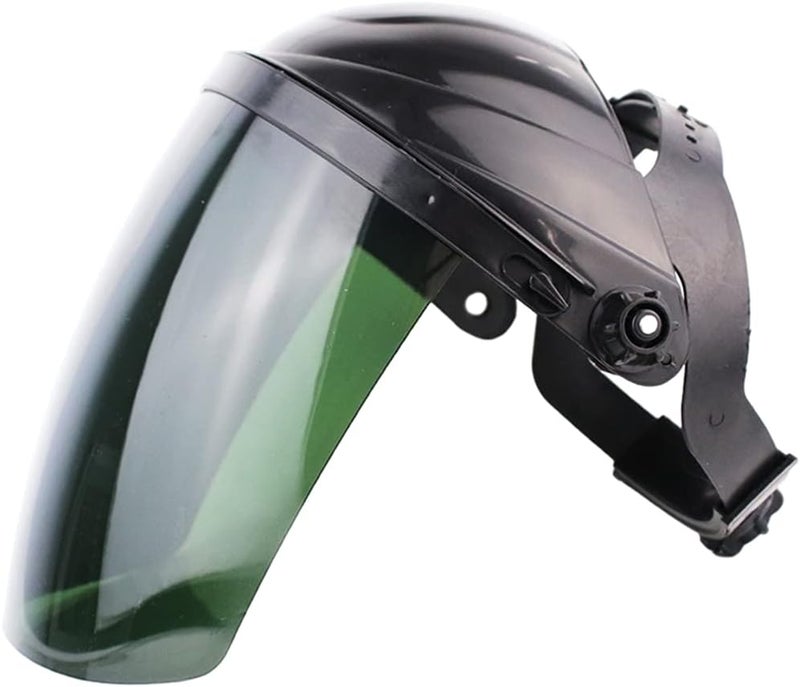 كلاراكو خوذة واقية شفافة مضادة للضباب تغطي الرأس بالكامل، مناسبة لأعمال اللحام والطحن، لون رمادي - Image 3