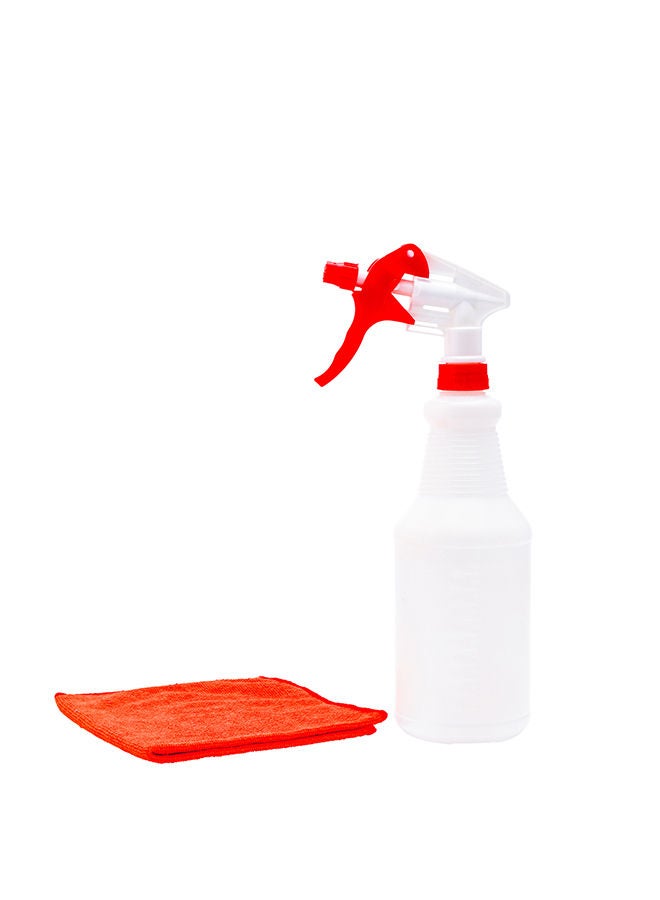 Restaurantware-25 Ounce Cleaning Spray Bottles, 1 Refillable Spray Bottles - With Measurements, Mist And Stream Mode, Red Plastic Solution Bottles, Leak-Resistant, For Home And Commercial Use - Image 3
