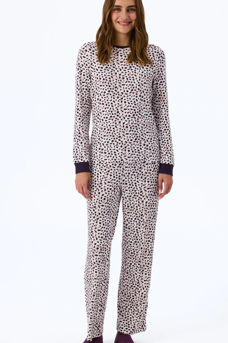 بنتي PENTI Midnight Mood Printed Long Sleeve Pajama Top