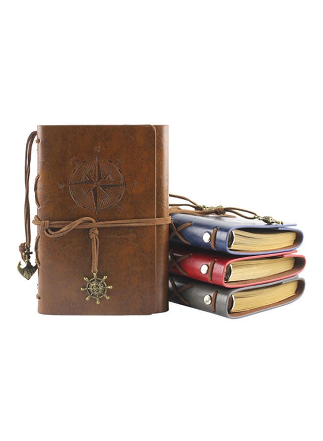 NIBEMINENT Retro Business Pirate Theme Notebook Brown