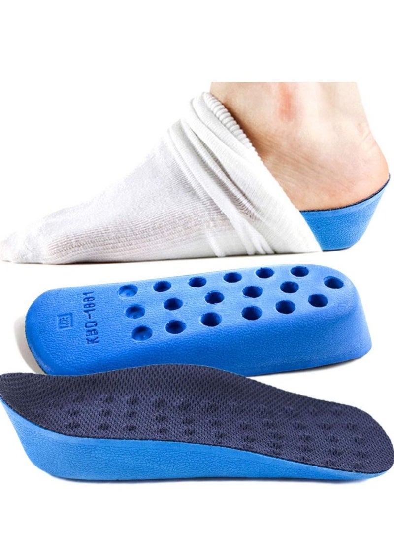 KASTWAVE Height increasing Insole, Heightening Insole for Men, Arch Support Half-insert Shock-absorbing Heel Lift Pad for Men, Comfortable and Breathable Height-increasing Insole (L) - Image 1