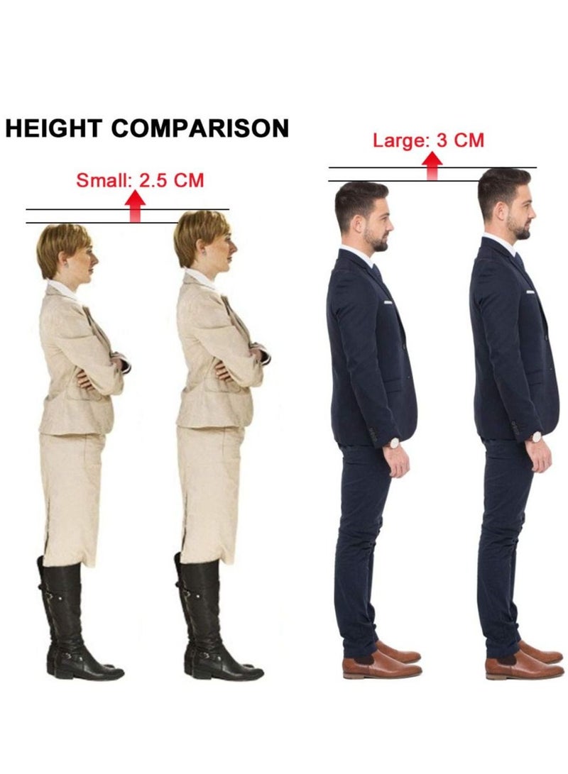 KASTWAVE Height increasing Insole, Heightening Insole for Men, Arch Support Half-insert Shock-absorbing Heel Lift Pad for Men, Comfortable and Breathable Height-increasing Insole (L) - Image 4