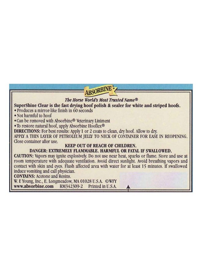 Absorbine Super Shine Hoof Polish & Sealer, 8 Oz - Image 2