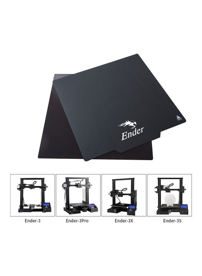 NIBEMINENT 3D Printer Heated Bed Cover Platform Sticker Black  - Image 2