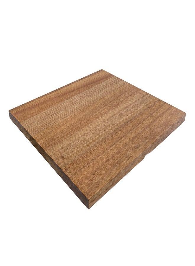 Ruvati 17 x 16 inch Solid Wood Dual-Tier Replacement Cutting Board for Ruvati Workstation Sinks - RVA1233 - Image 2