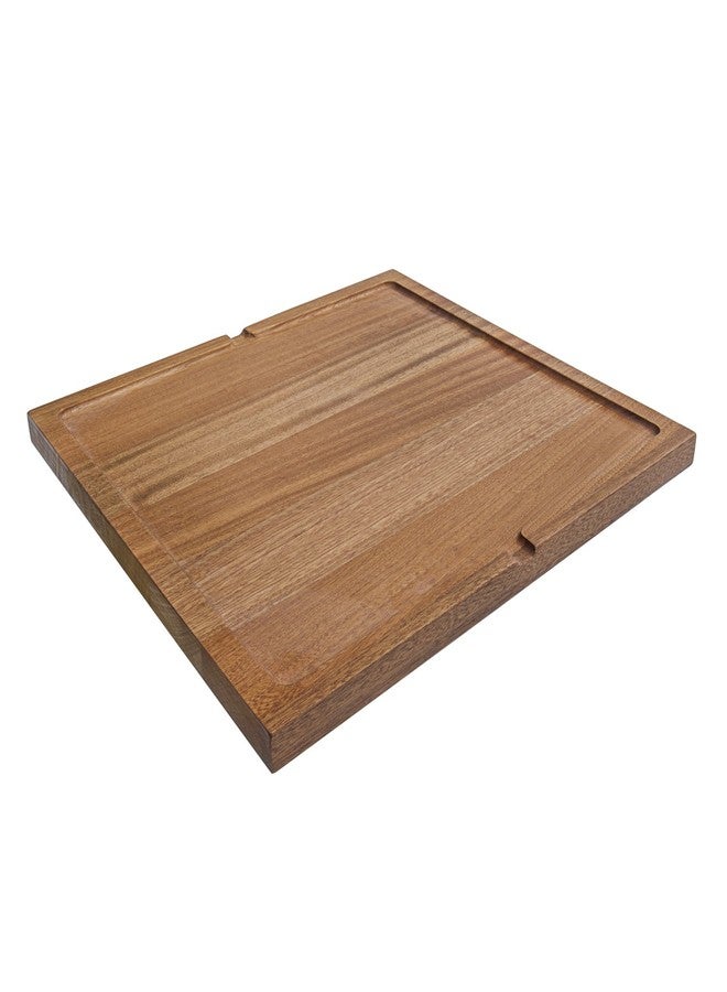 Ruvati 17 x 16 inch Solid Wood Dual-Tier Replacement Cutting Board for Ruvati Workstation Sinks - RVA1233 - Image 1