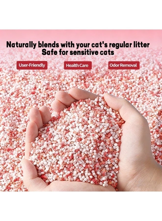 مزيل الروائح الكريهة لفضلات القطط - مزيل الروائح الكريهة بقوة احترافية (خوخ، 500 مل) - Image 5