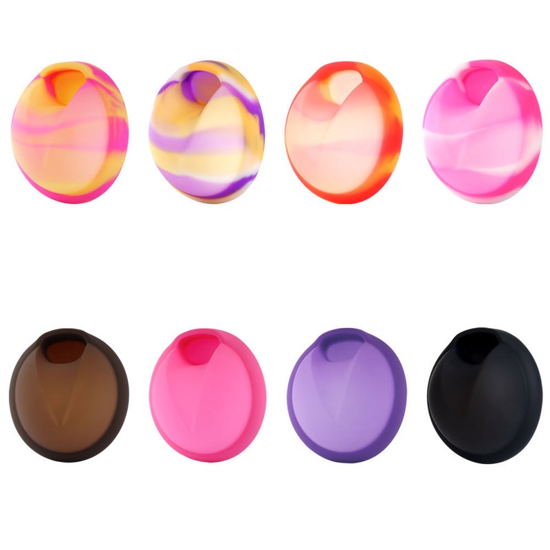 Silicone Menstrual Cup For Women During Menstrual Period, Menstrual Cup Instead Of Sanitary Napkin, Menstrual Cup With Built-In Menstrual Disc, Colorful Buckle Style - Image 4